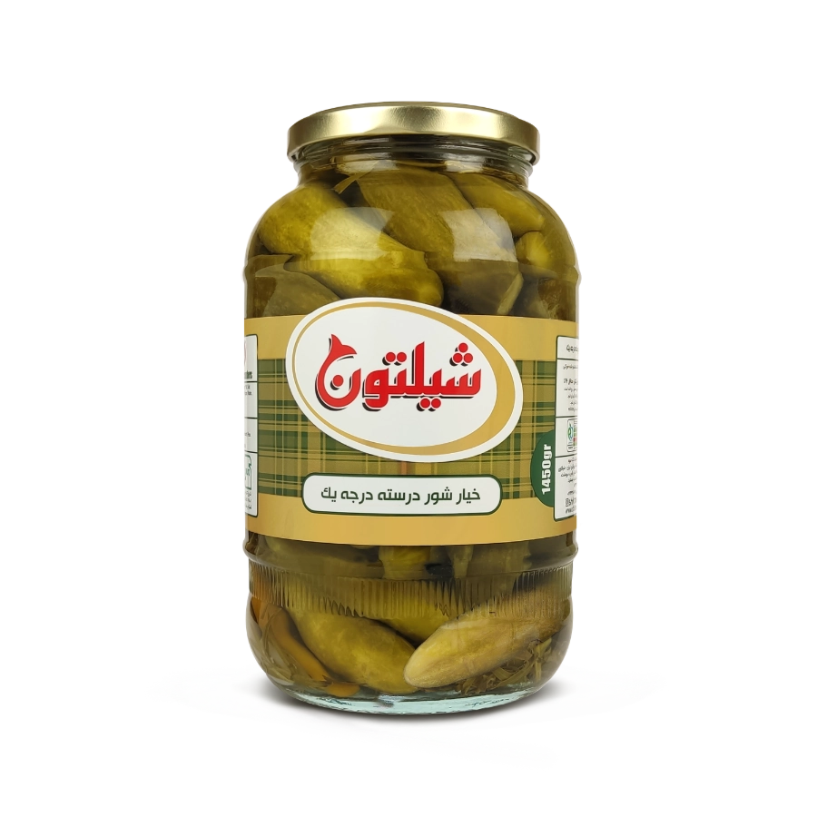 خیارشور درسته درجه یک ۱۴۵۰ گرم