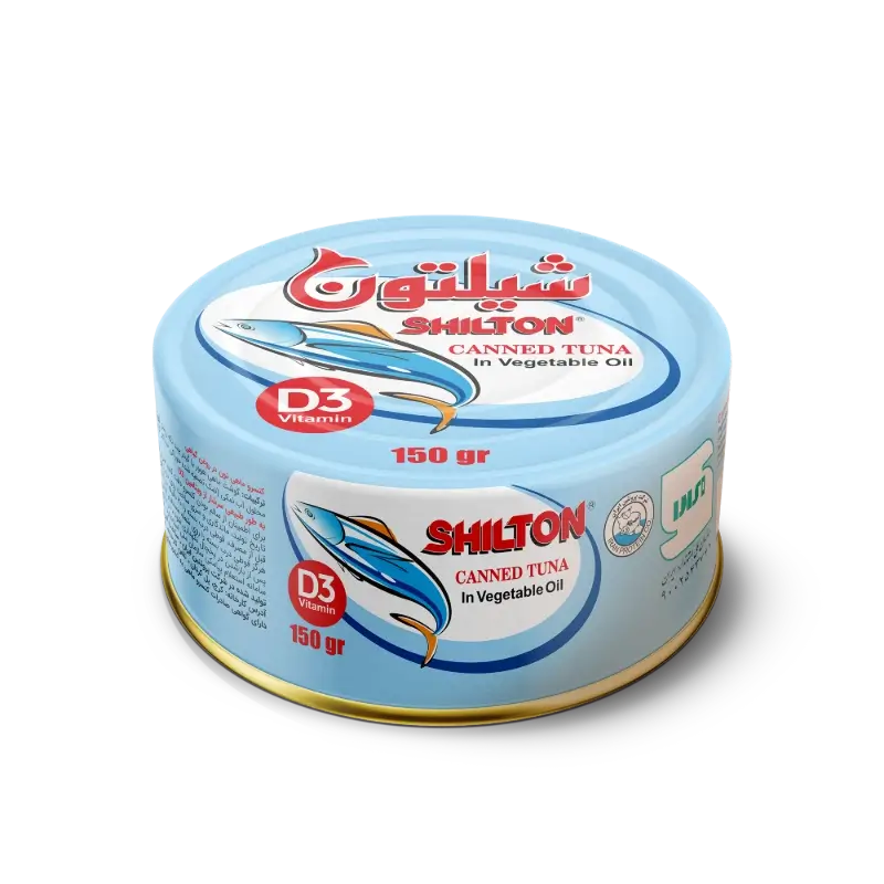کنسرو ماهی تن در روغن گیاهی ۱۵۰ گرمی